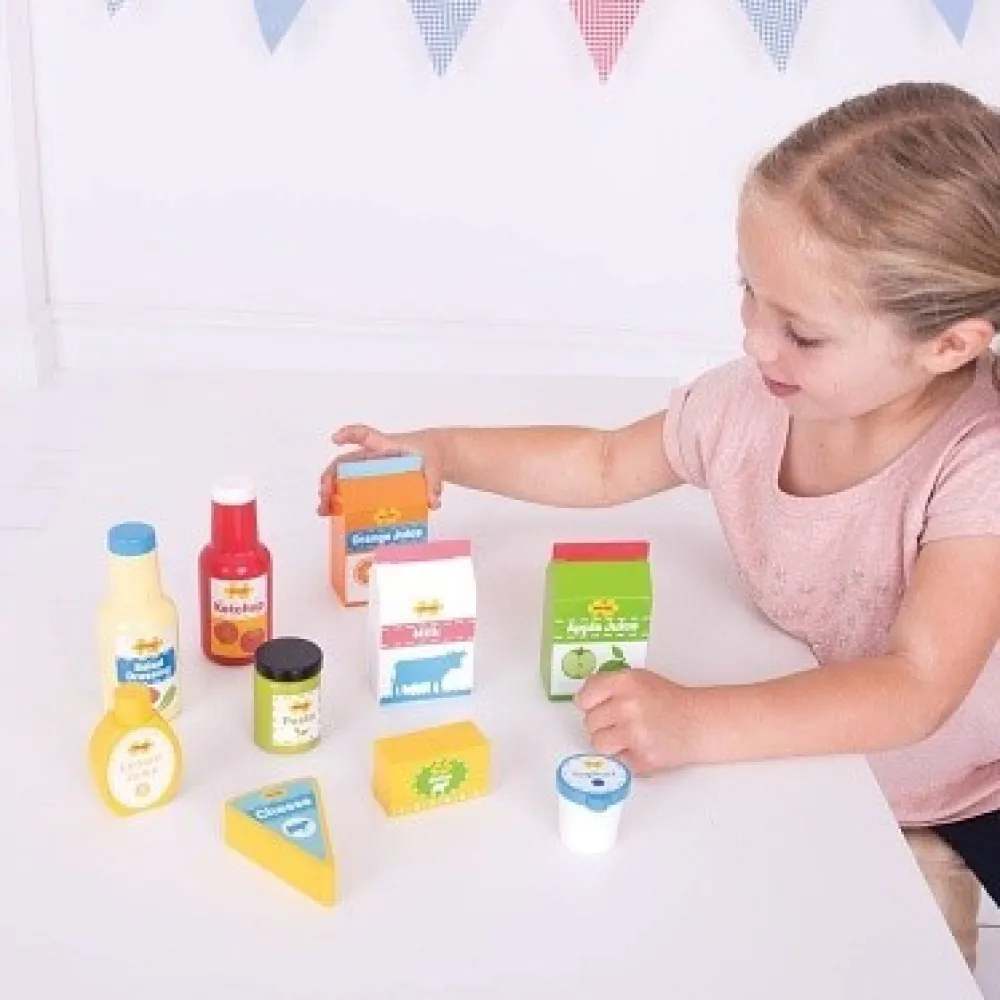 chilled_groceries_1.webp New Chilled Groceries Play Shop Cook And Share | Wooden Toy Food Sets
