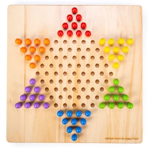 Online Chinese Chequers Traditional Wooden Games
