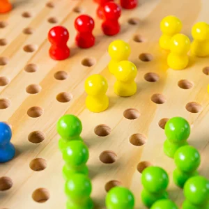 Online Chinese Chequers Traditional Wooden Games