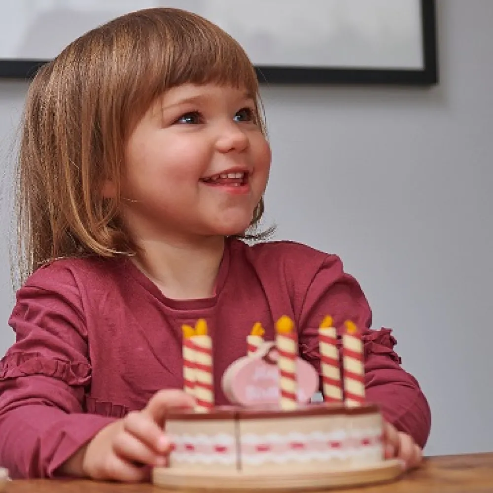 chocolate_birthday_cake_2.webp Sale Chocolate Birthday Cake Wooden Toy Food Sets | Shopping Role Play