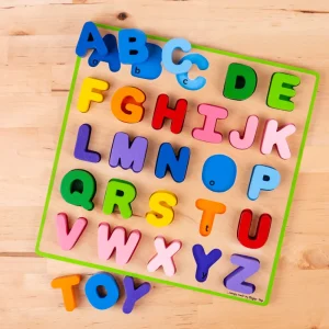 Outlet Chunky Alphabet Puzzle Wooden Puzzles And Activity Toys | Children's Wooden Puzzles
