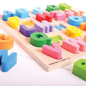 Outlet Chunky Alphabet Puzzle Wooden Puzzles And Activity Toys | Children's Wooden Puzzles