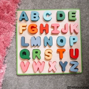 Outlet Chunky Alphabet Puzzle Wooden Puzzles And Activity Toys | Children's Wooden Puzzles