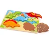 New Chunky Lift Out Dinosaurs Puzzle Wooden Puzzles And Activity Toys | Children's Wooden Puzzles