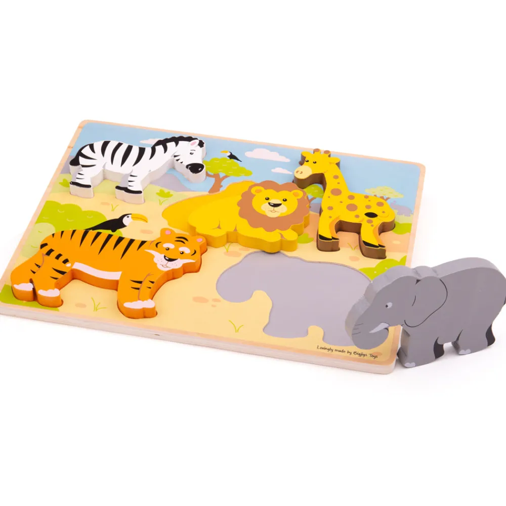 chunky_lift_out_safari_pu_0.webp Clearance Chunky Lift Out Safari Puzzle Wooden Puzzles And Activity Toys | Children's Wooden Puzzles