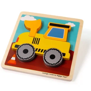 Discount Chunky Lift-Out Puzzle – Digger Wooden Puzzles And Activity Toys | Children's Wooden Puzzles