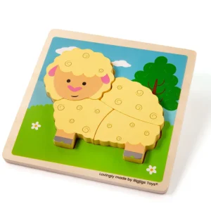 Sale Chunky Lift-Out Puzzle – Sheep Wooden Puzzles And Activity Toys | Children's Wooden Puzzles