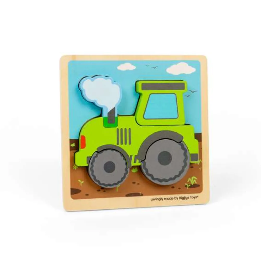 chunky_liftout_puzzle__tr_0.webp Sale Chunky Lift-Out Puzzle – Tractor Wooden Puzzles And Activity Toys | Children's Wooden Puzzles