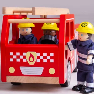 Best City Fire Engine Wooden Toy Cars For Children