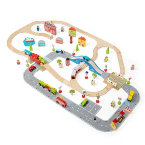 Outlet City Road and Railway Set Gifts For 5 Yr Olds | Toys For 4 Year Olds