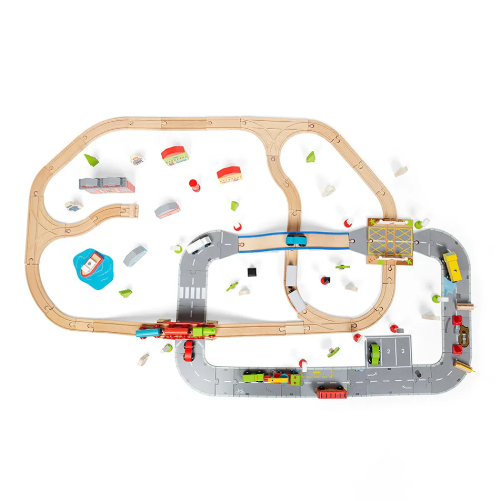 city_road_and_railway_set_1.webp Outlet City Road and Railway Set Gifts For 5 Yr Olds | Toys For 4 Year Olds