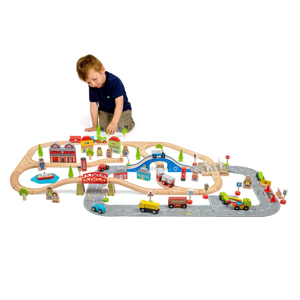 city_road_and_railway_set_5.webp Outlet City Road and Railway Set Gifts For 5 Yr Olds | Toys For 4 Year Olds