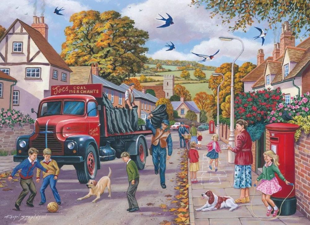coalman_delivery___piece__0.webp Sale Coalman Delivery – 1000 Piece Jigsaw Puzzle Children's Wooden Puzzles