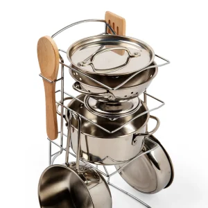 Outlet Cooking Pot Rack Play Shop Cook And Share | Pretend Play Kitchens