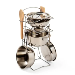 Outlet Cooking Pot Rack Play Shop Cook And Share | Pretend Play Kitchens