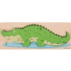 Best Crocodile Number Puzzle Wooden Puzzles And Activity Toys | Children's Wooden Puzzles