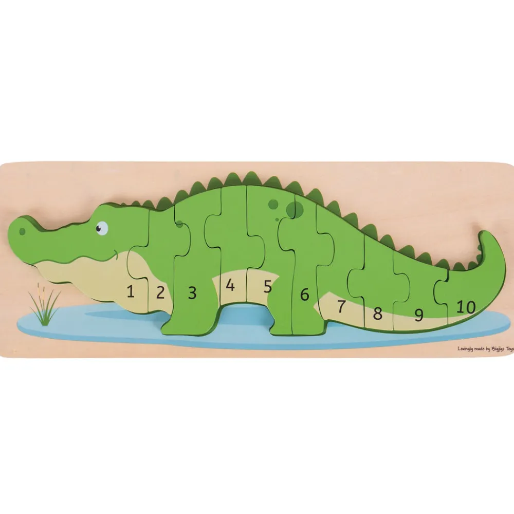 crocodile_number_puzzle_0.webp Best Crocodile Number Puzzle Wooden Puzzles And Activity Toys | Children's Wooden Puzzles