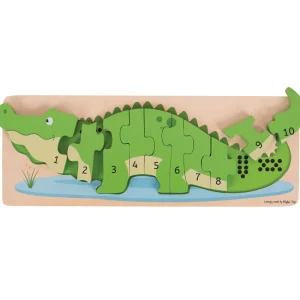 Best Crocodile Number Puzzle Wooden Puzzles And Activity Toys | Children's Wooden Puzzles