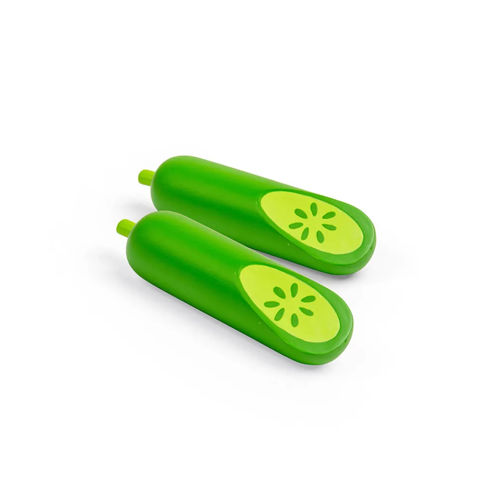 cucumber_pack_of__0.webp Online Cucumber (Pack of 2) Play Shop Cook And Share | Wooden Toy Food Sets