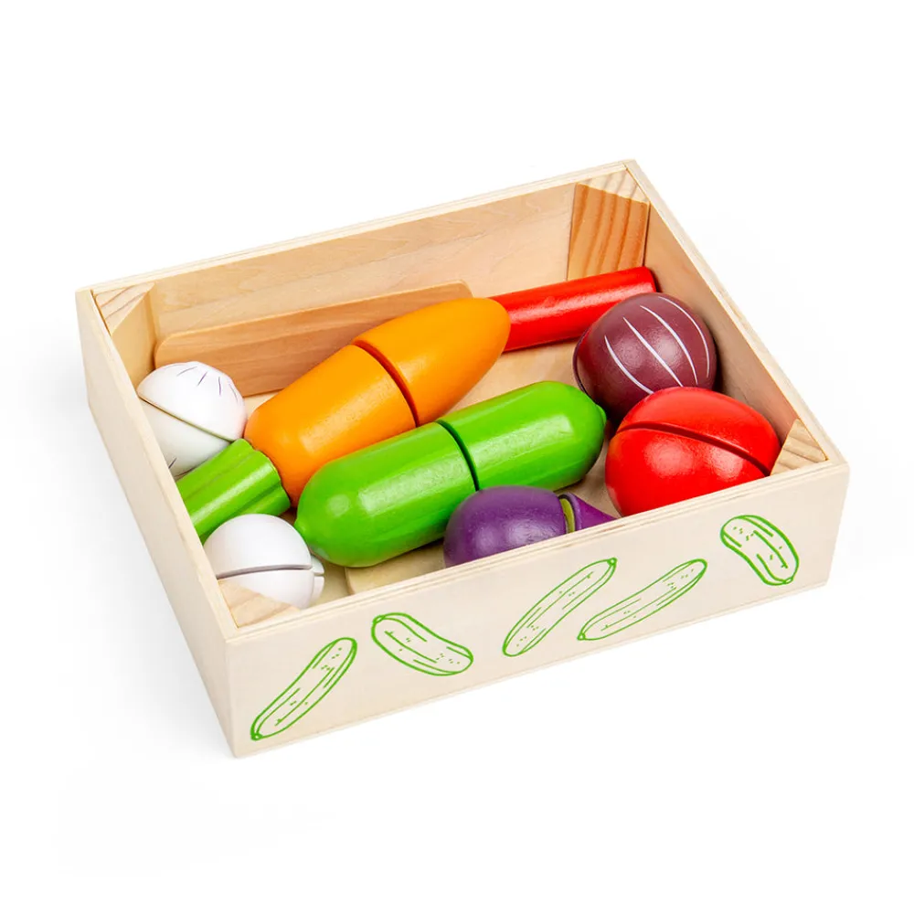 cutting_veg_crate_6.webp Clearance Cutting Veg Crate Play Shop Cook And Share | Wooden Toy Food Sets