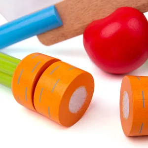 Best Cutting Vegetables Chef Set Play Shop Cook And Share | Wooden Toy Food Sets
