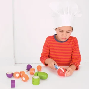 Best Cutting Vegetables Chef Set Play Shop Cook And Share | Wooden Toy Food Sets