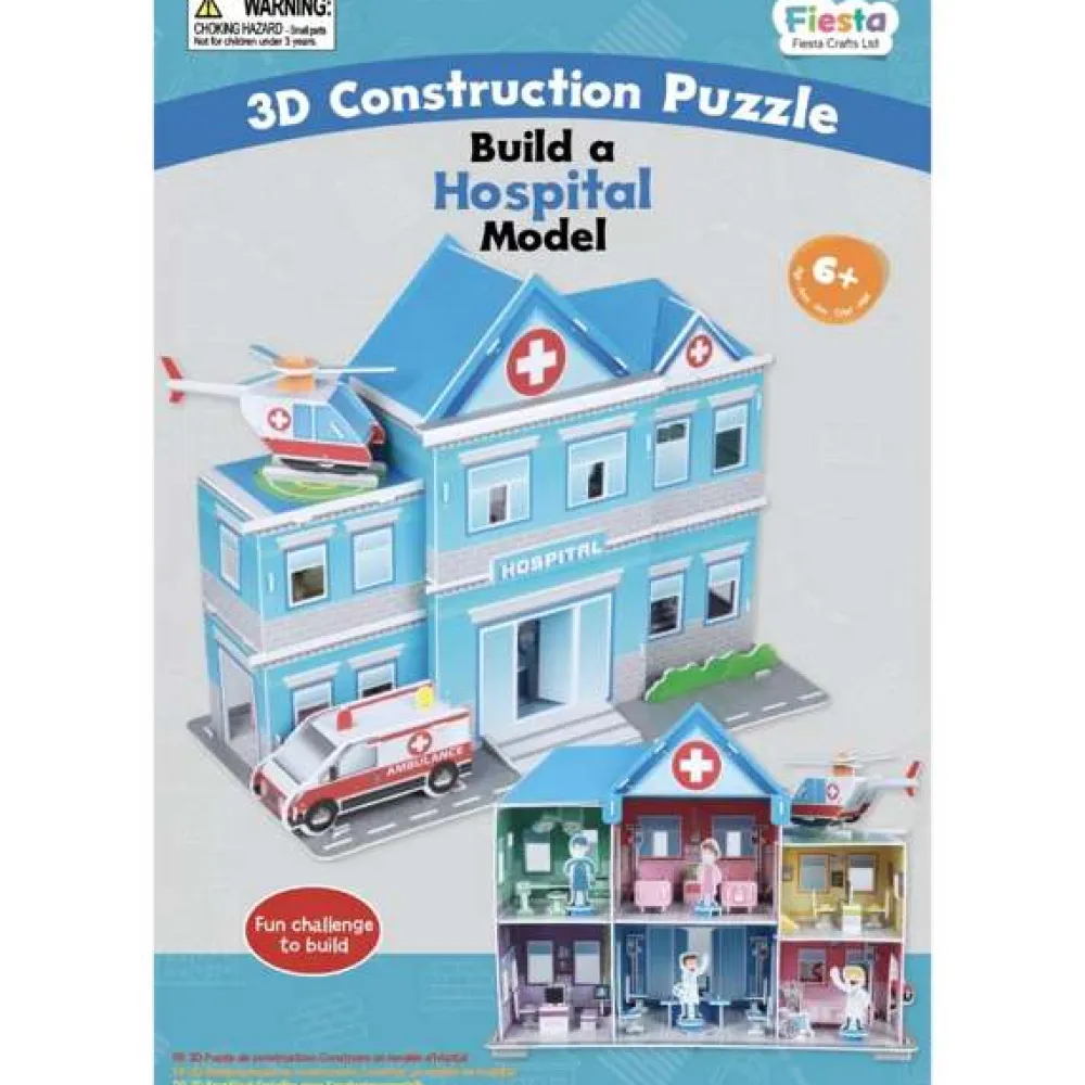 d_construction_craft__hos_0.webp Fashion 3D Construction Craft – Hospital Kids Arts And Crafts Sets For Kids