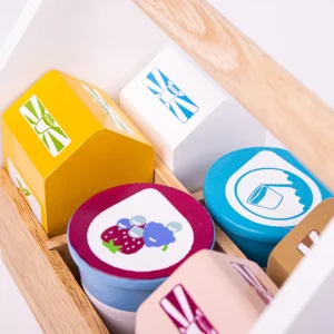Outlet Dairy Delivery Set Play Shop Cook And Share | Wooden Toy Food Sets