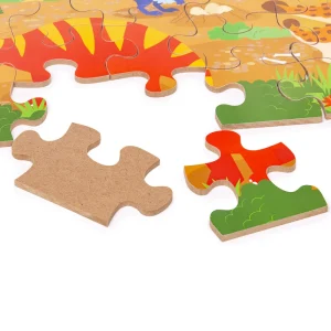 Discount Dawn of the Dinosaur Floor Puzzle (48 piece) Wooden Puzzles And Activity Toys | Children's Wooden Puzzles