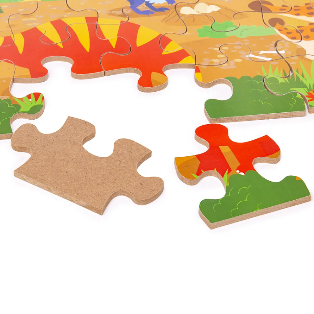 dawn_of_the_dinosaur_floo_10.webp Discount Dawn of the Dinosaur Floor Puzzle (48 piece) Wooden Puzzles And Activity Toys | Children's Wooden Puzzles