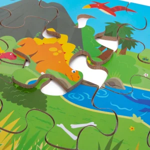 Discount Dawn of the Dinosaur Floor Puzzle (48 piece) Wooden Puzzles And Activity Toys | Children's Wooden Puzzles