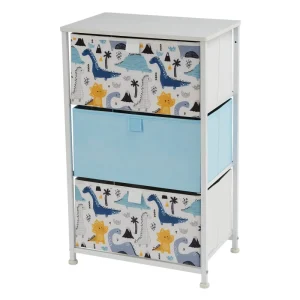 Fashion Dinosaur 3 Drawer Kids Storage Chest Kids Kid’s Furniture