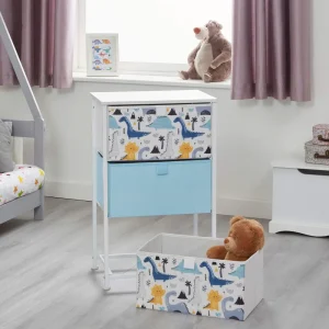 Fashion Dinosaur 3 Drawer Kids Storage Chest Kids Kid’s Furniture