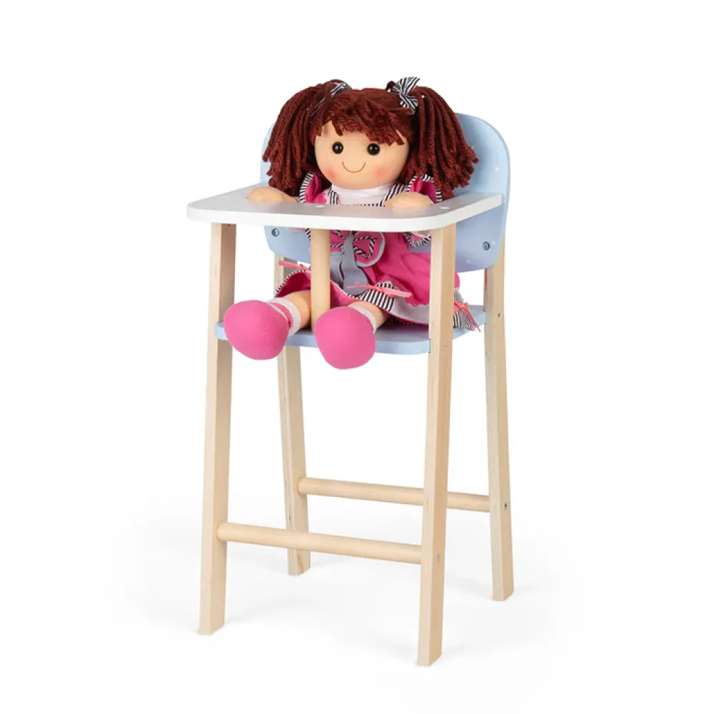 dolls_high_chair_1.webp New Doll’s High Chair Traditional Wooden Toys | Prams & Cradles