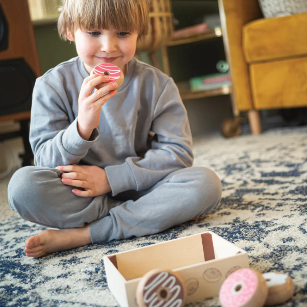 doughnut_crate_4.webp Hot Doughnut Crate Play Shop Cook And Share | Wooden Toy Food Sets