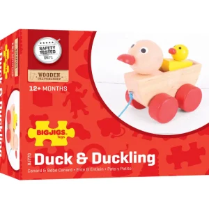 New Duck and Duckling Traditional Wooden Toys | Wooden Push And Pull Along Toys