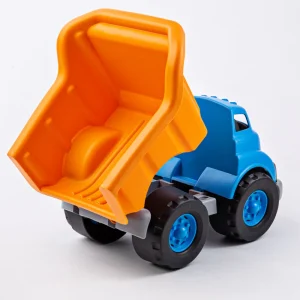 Sale Dump Truck – Blue/Orange Wooden Toy Cars For Children