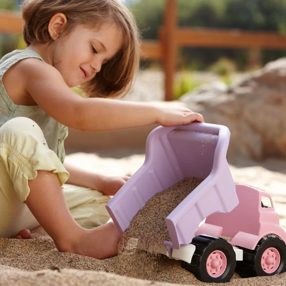 dump_truck_pink_1.webp New Dump Truck (Pink) Wooden Toy Cars For Children