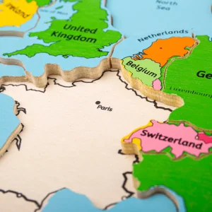 Hot Europe Inset Puzzle Wooden Puzzles And Activity Toys | Children's Wooden Puzzles