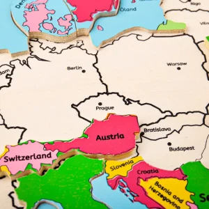 Hot Europe Inset Puzzle Wooden Puzzles And Activity Toys | Children's Wooden Puzzles