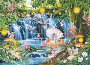 Hot Faerie Lights – BIG 500 Piece Jigsaw Puzzle Children's Wooden Puzzles