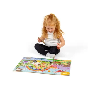 Best Fantasy Floor Puzzle (48pc) Wooden Puzzles And Activity Toys | Children's Wooden Puzzles