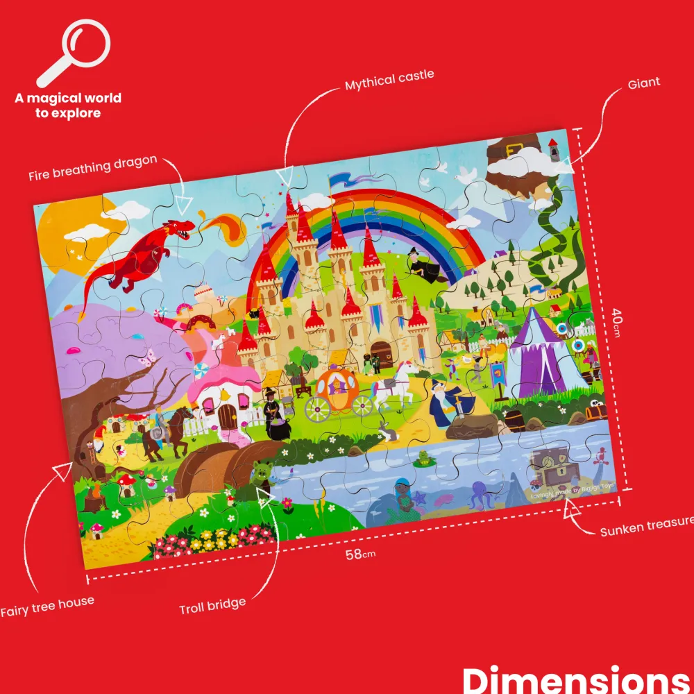 fantasy_floor_puzzle_pc_2.webp Best Fantasy Floor Puzzle (48pc) Wooden Puzzles And Activity Toys | Children's Wooden Puzzles