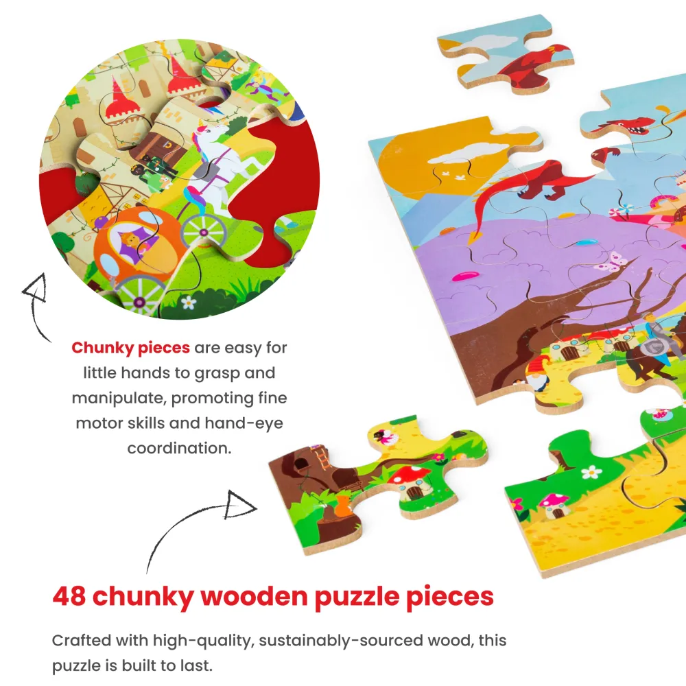 fantasy_floor_puzzle_pc_3.webp Best Fantasy Floor Puzzle (48pc) Wooden Puzzles And Activity Toys | Children's Wooden Puzzles