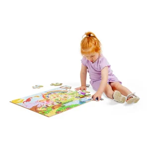Best Fantasy Floor Puzzle (48pc) Wooden Puzzles And Activity Toys | Children's Wooden Puzzles