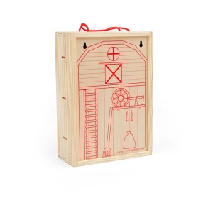 Clearance Farm Animal Playbox Wooden Farm Sets & Animal Toys