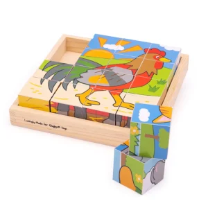 Outlet Farm Cube Puzzle Wooden Puzzles And Activity Toys | Children's Wooden Puzzles