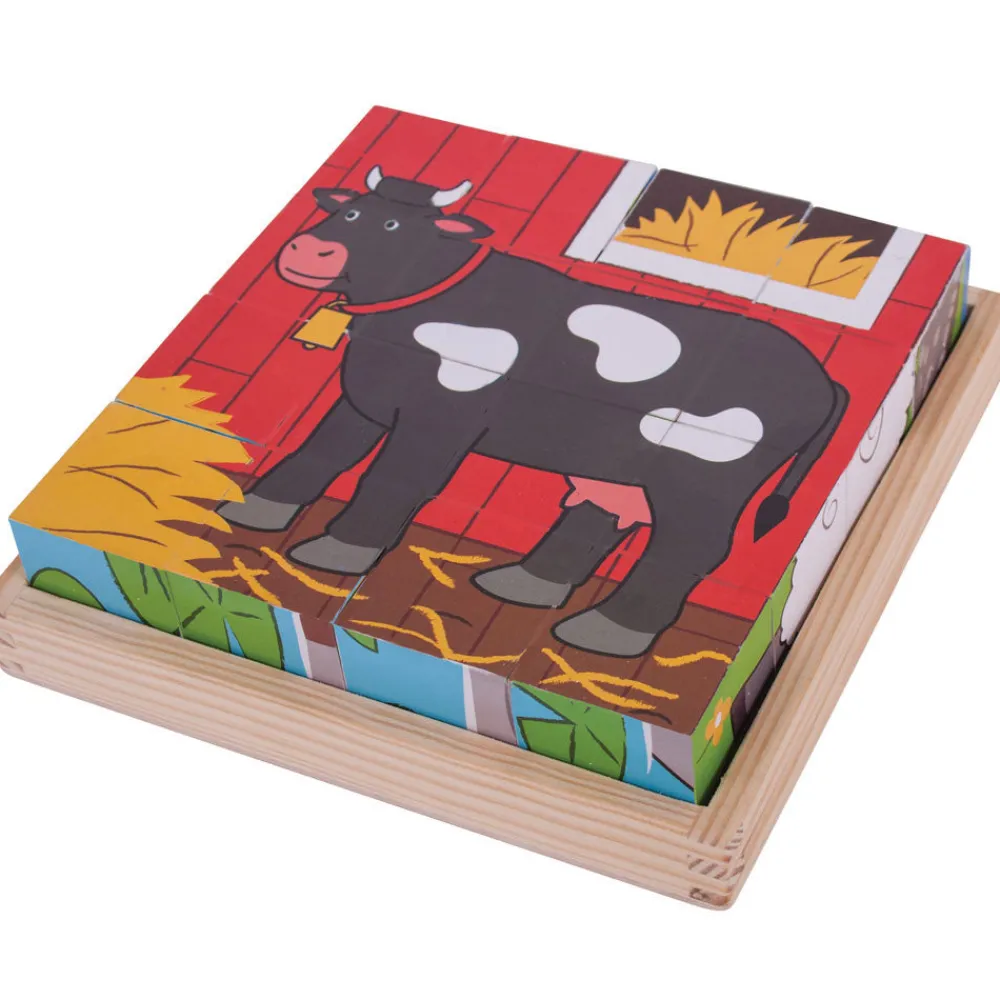 farm_cube_puzzle_2.webp Outlet Farm Cube Puzzle Wooden Puzzles And Activity Toys | Children's Wooden Puzzles
