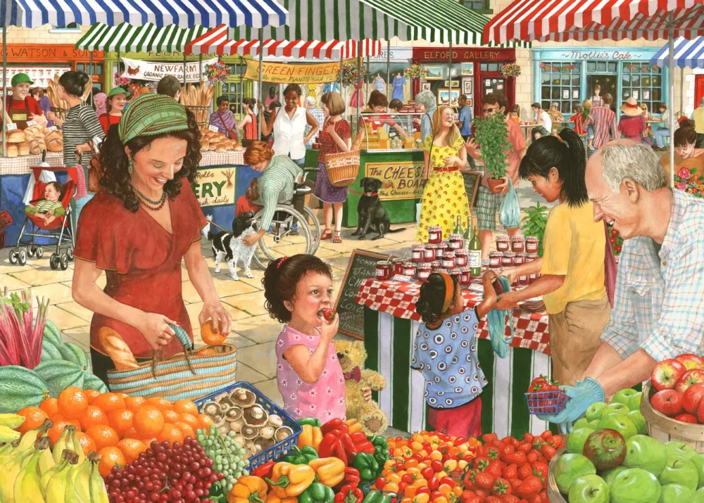 farmers_market___piece_ji_0.webp Best Farmers Market – 1000 Piece Jigsaw Puzzle Children's Wooden Puzzles