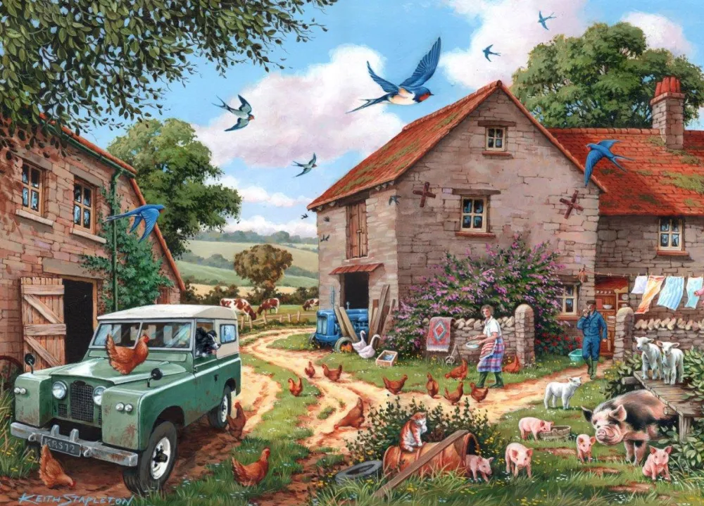 farmers_wife__big__piece__0.webp Clearance Farmer’s Wife – BIG 500 Piece Jigsaw Puzzle Children's Wooden Puzzles